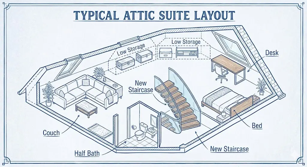 Attic Remodel Ideas: Convert Your Space Into a Room