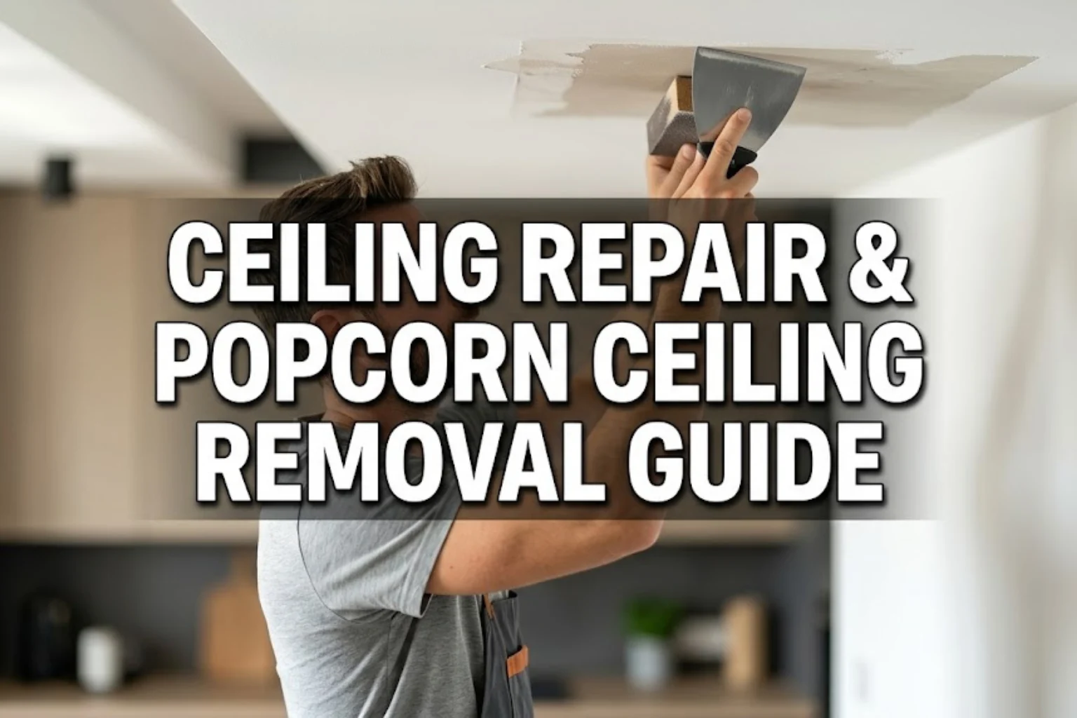 Ceiling Repair & Popcorn Ceiling Removal Guide