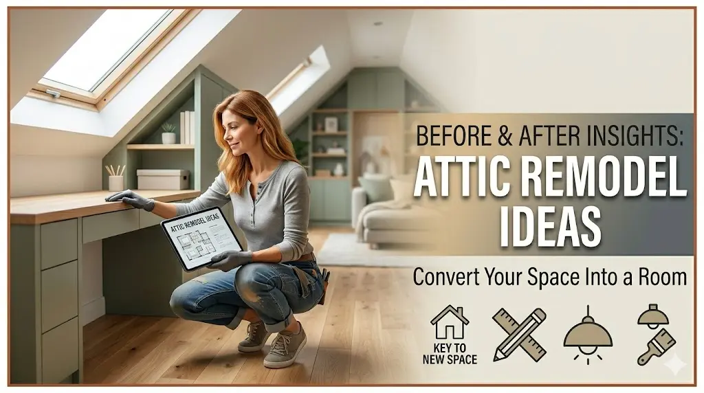 Attic Remodel Ideas: Convert Your Space Into a Room
