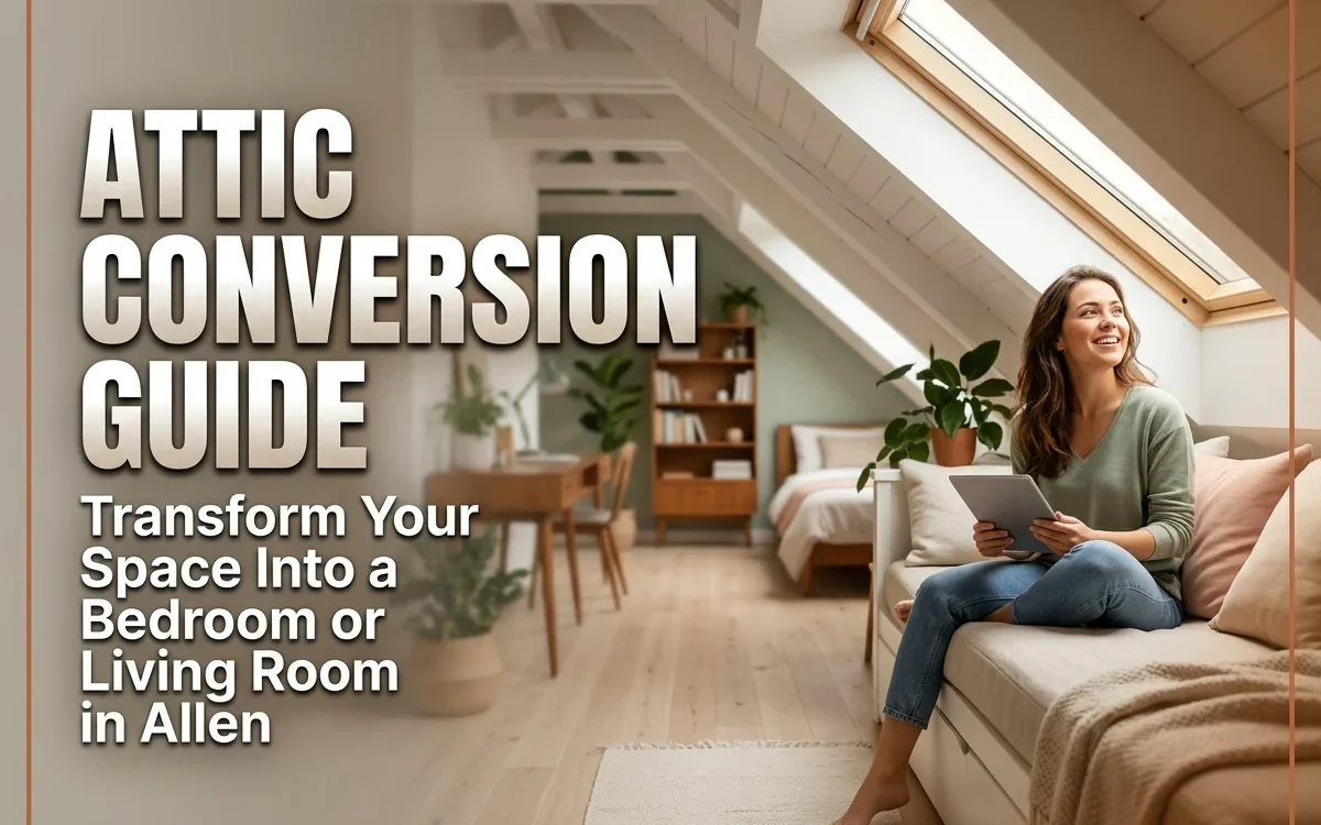 Attic Conversion Guide Transform Your Space Into a Bedroom or Living Room in Allen