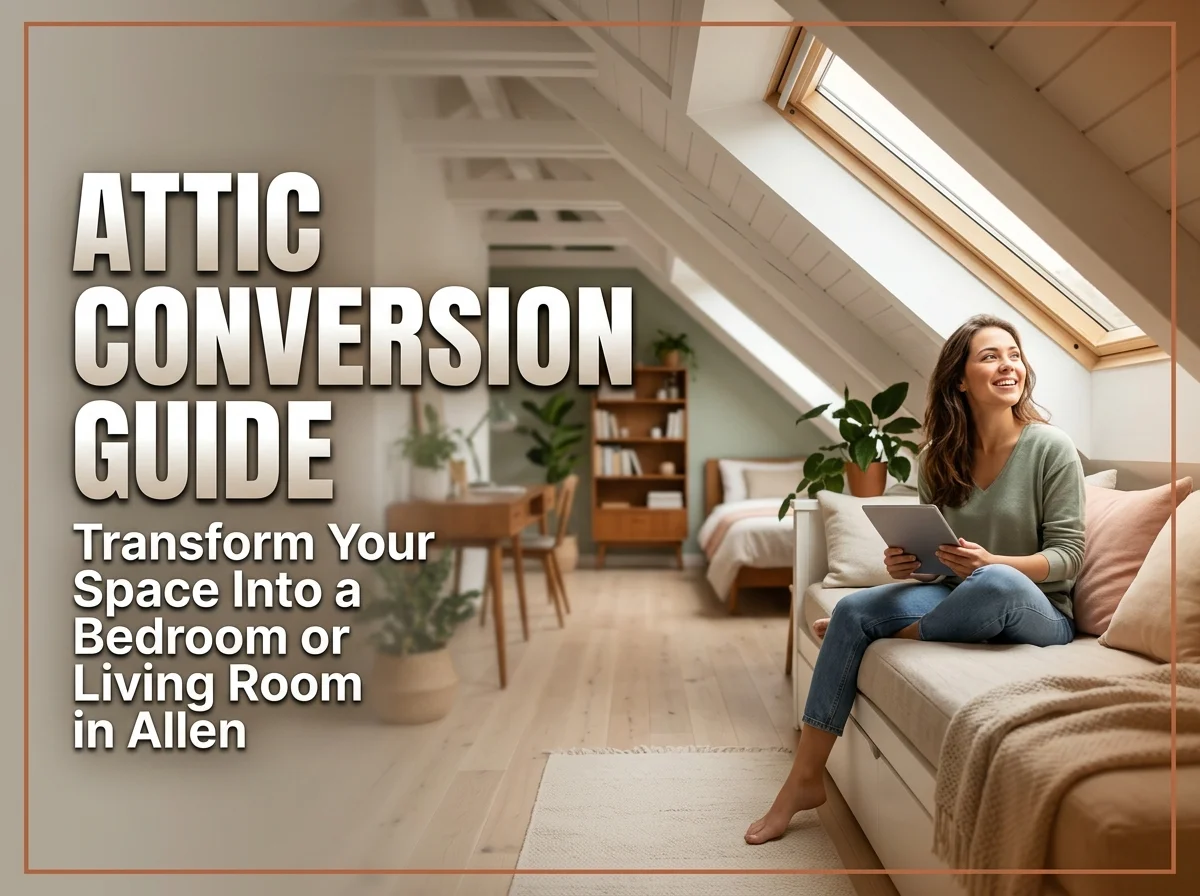 Attic Conversion Guide Transform Your Space Into a Bedroom or Living Room in Allen