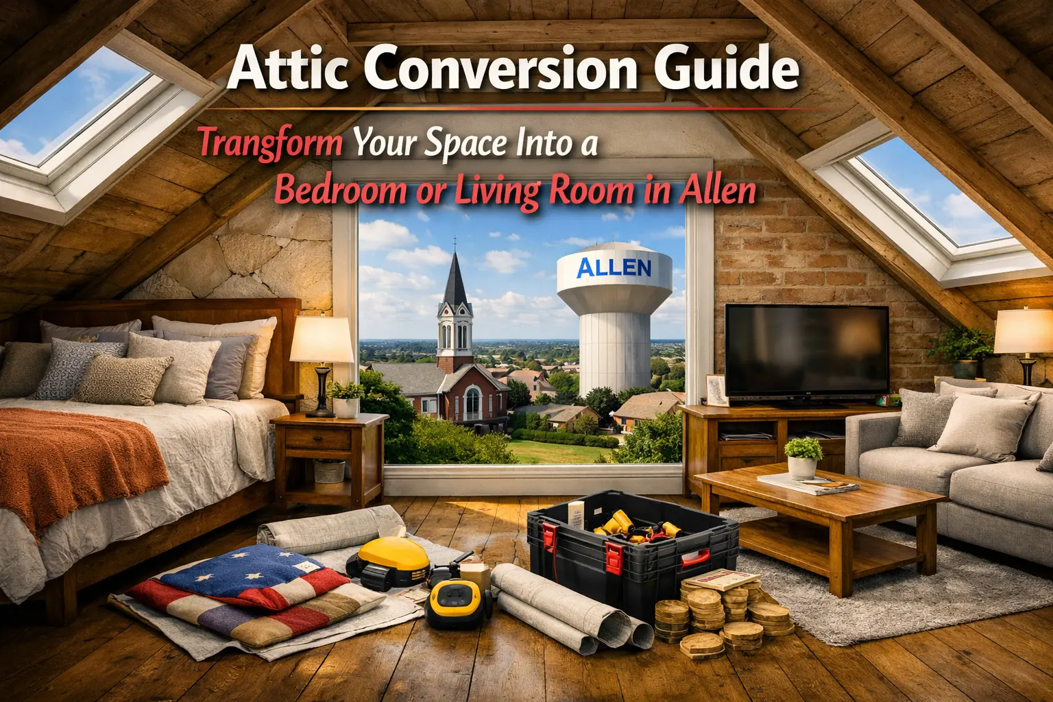 Attic Conversion in Allen TX