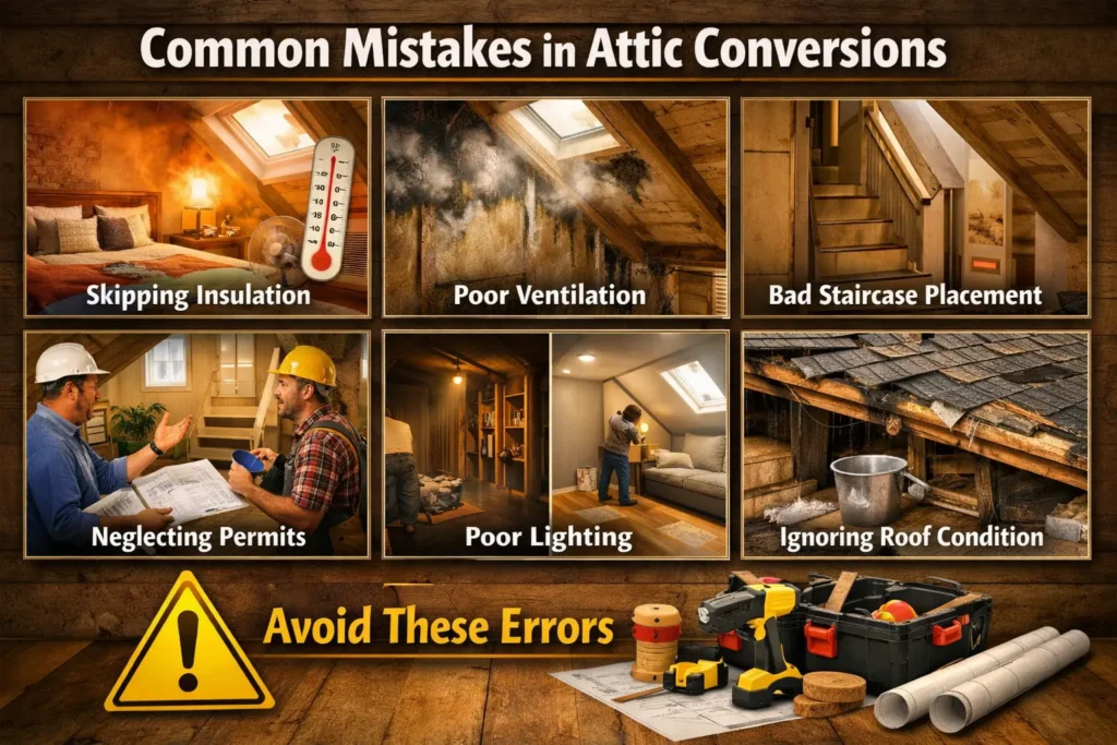 Common Mistakes in Attic Conversions