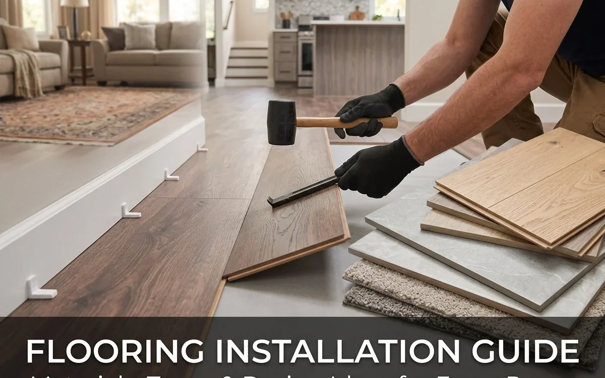 Flooring Installation Guide Materials, Types & Design Ideas for Every Room