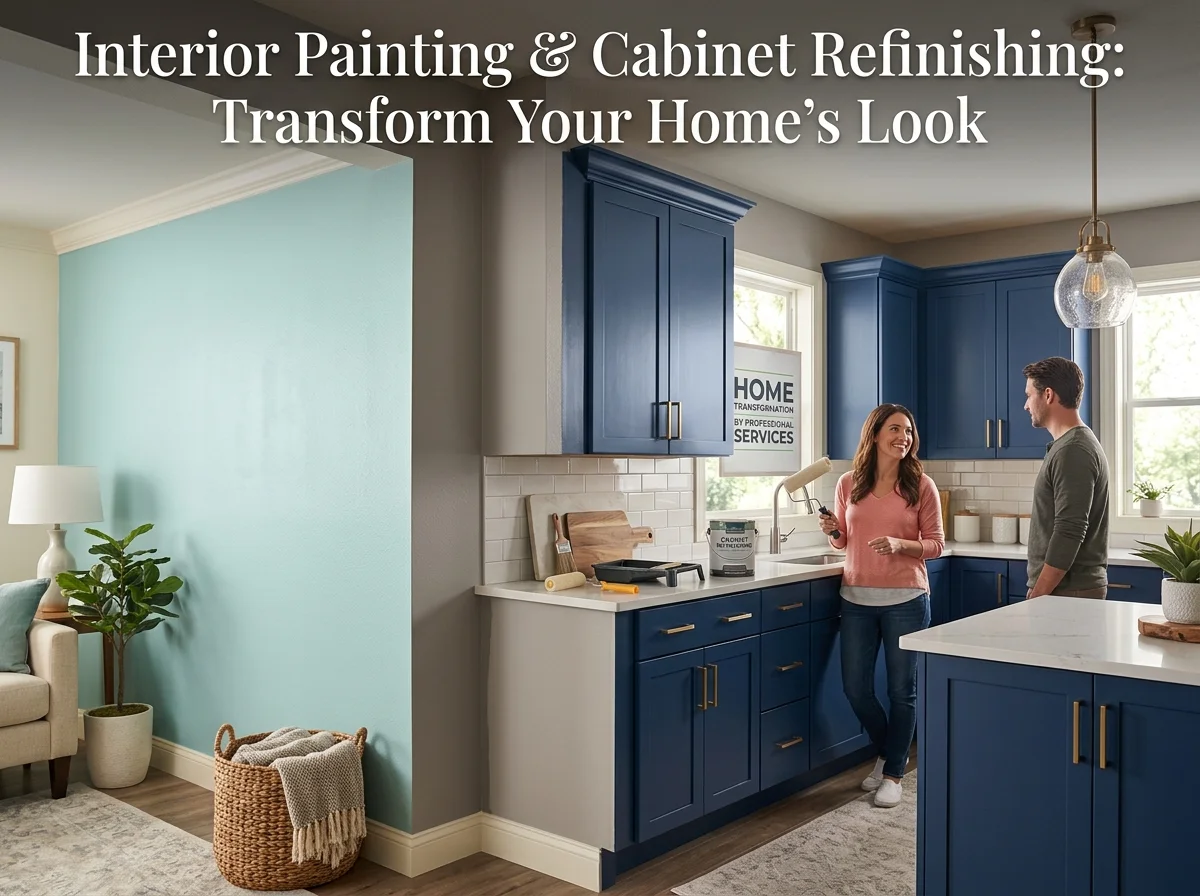 Interior Painting & Cabinet Refinishing Transform Your Home's Look