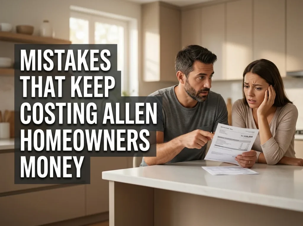 Mistakes That Keep Costing Allen Homeowners Money