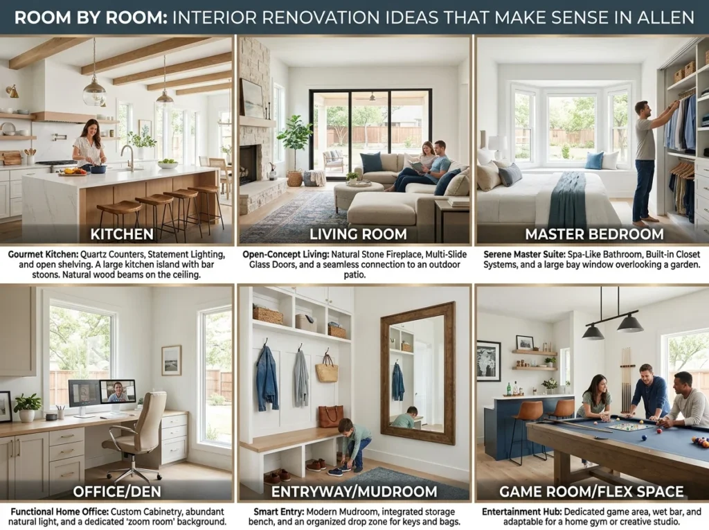 Interior Remodeling Complete Guide: Planning, Costs and Room-by-Room Ideas for Allen, TX Homes 2 Interior Renovation Ideas That Make Sense in Allen