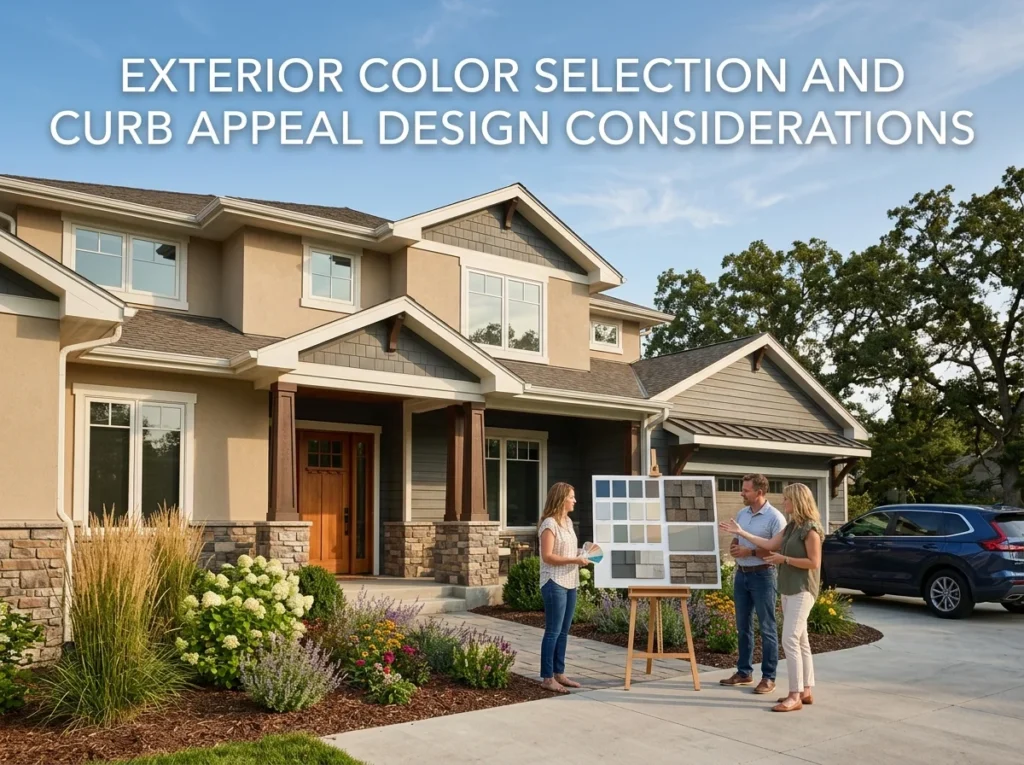 Exterior Color Selection And Curb Appeal Design Considerations