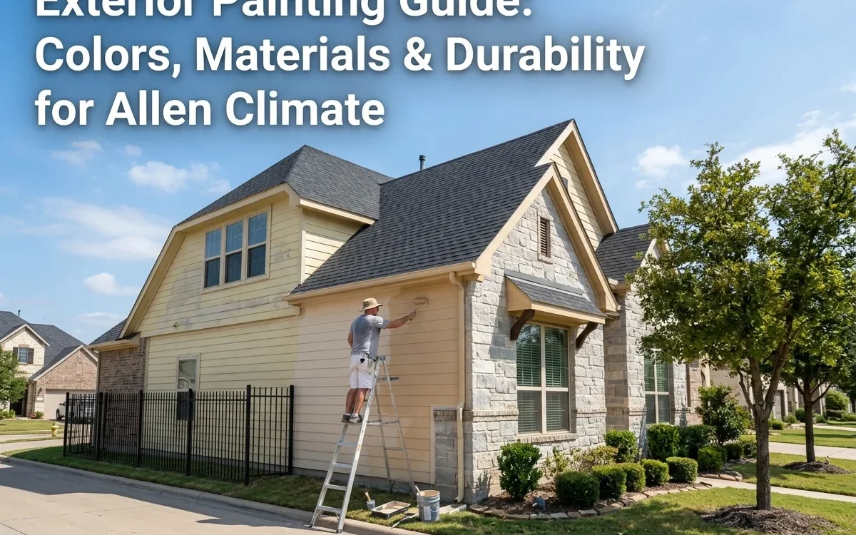 Exterior Painting Guide Colors, Materials & Durability for Allen Climate