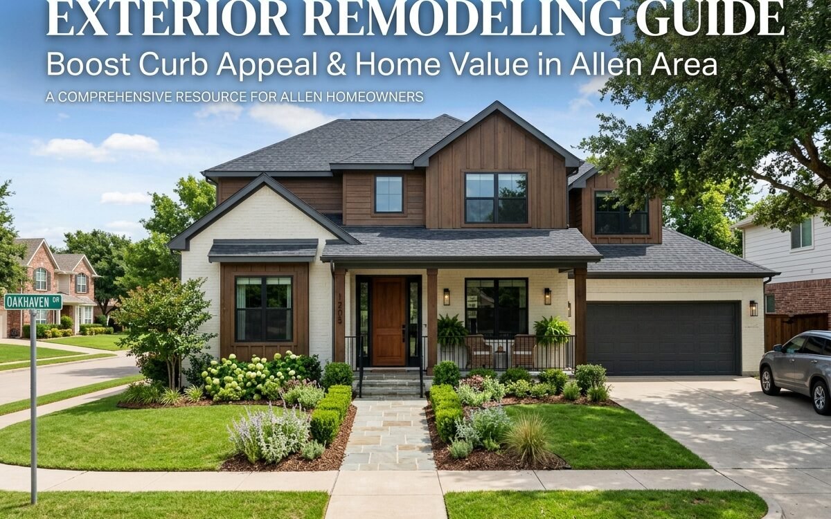 Exterior Remodeling Guide Boost Curb Appeal & Home Value in Allen Area