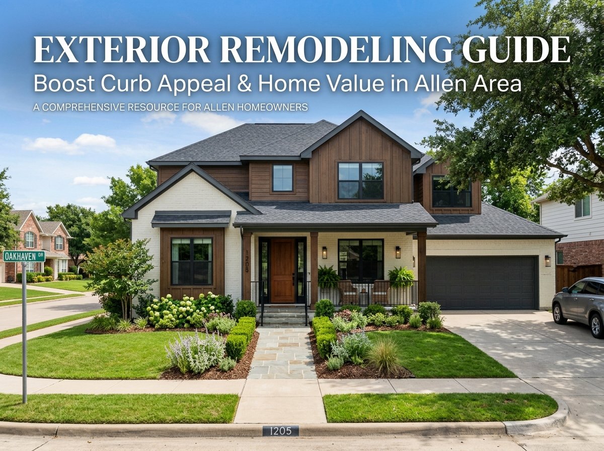 Exterior Remodeling Guide Boost Curb Appeal & Home Value in Allen Area
