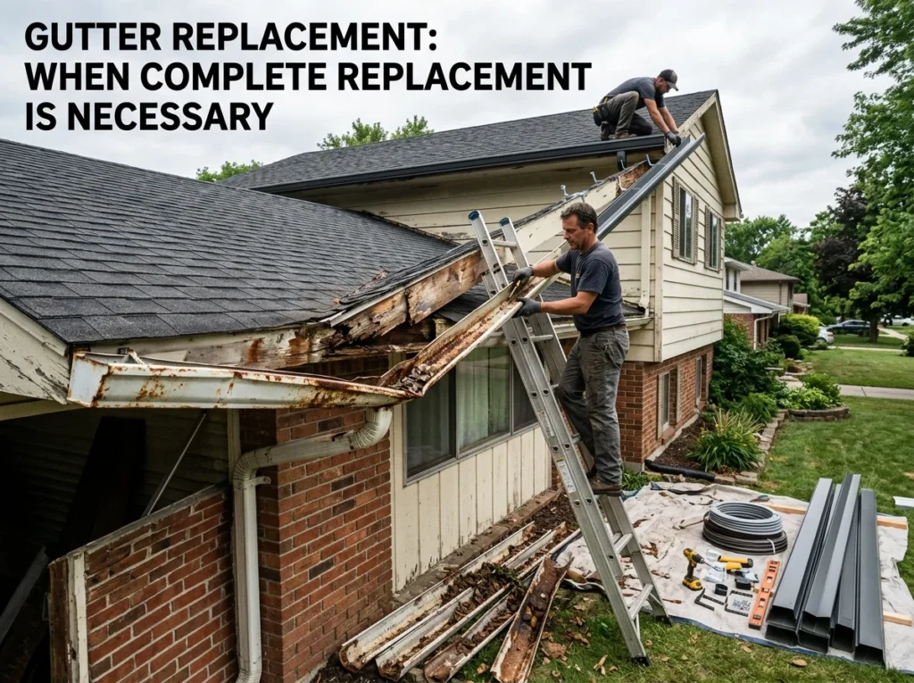 Gutter Replacement When Complete Replacement Is Necessary