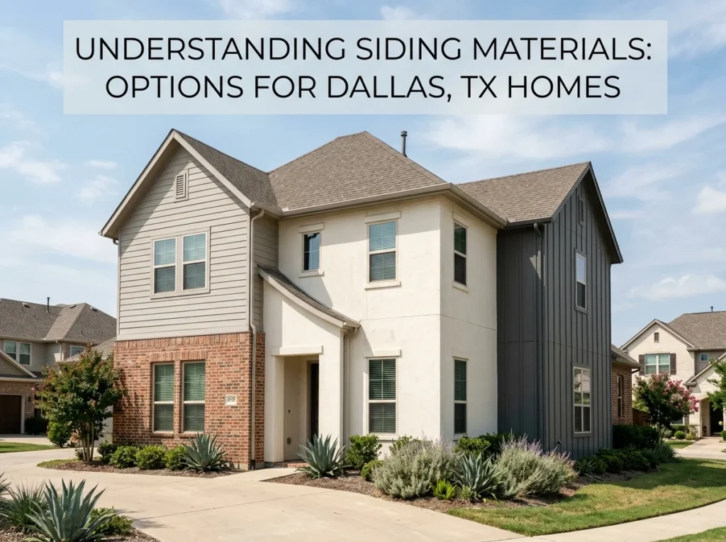 Understanding Siding Materials Options For Dallas, TX Homes