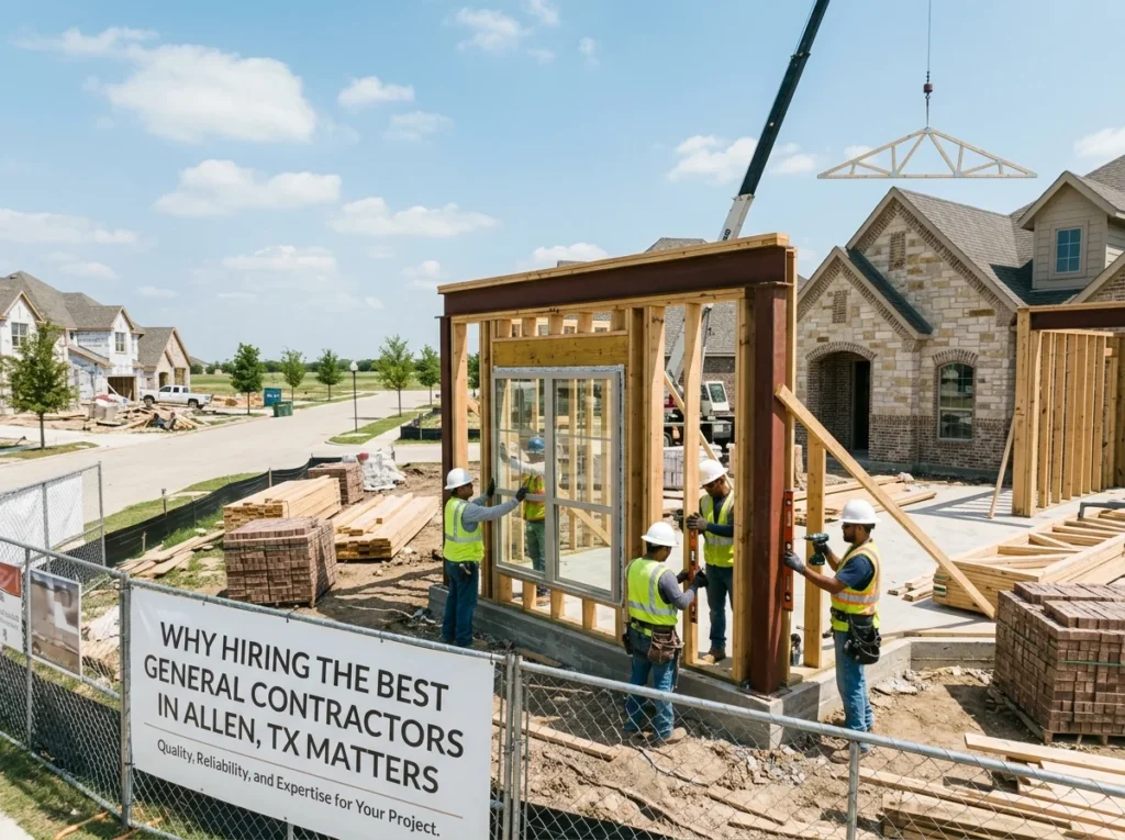 Why Hiring the Best General Contractors in Allen, TX Matters