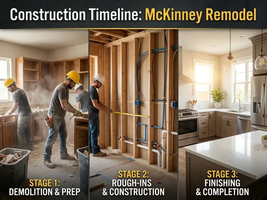 Construction Timeline How Long Does a McKinney Remodel Take