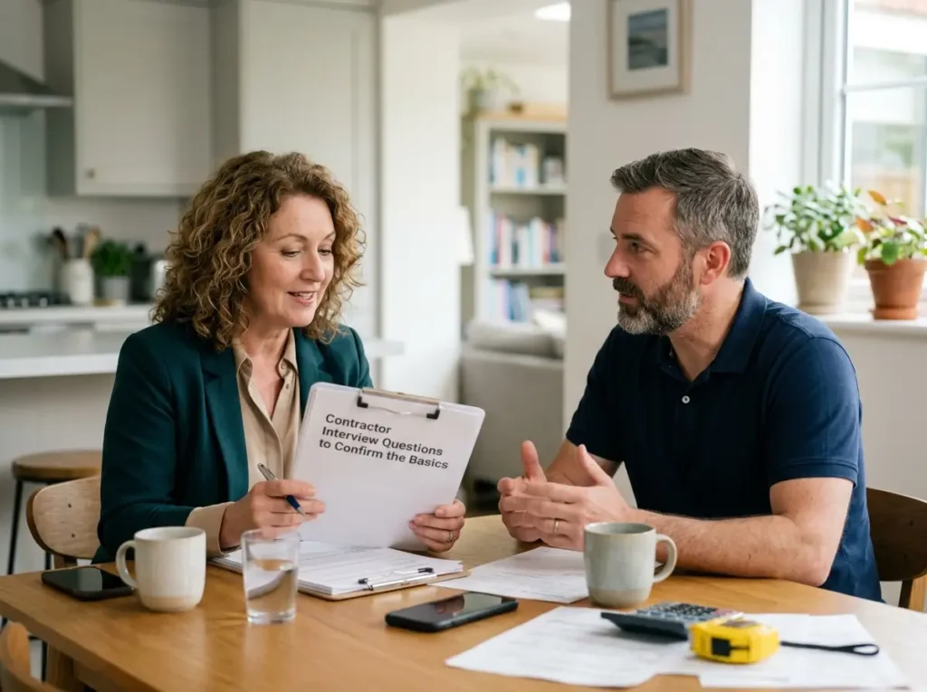 Contractor Interview Questions to Confirm the Basics