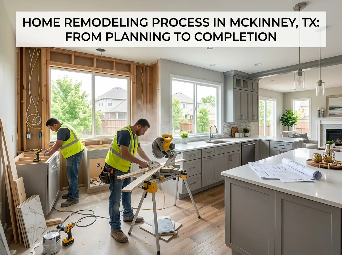 Home Remodeling Process in McKinney, TX From Planning to Completion