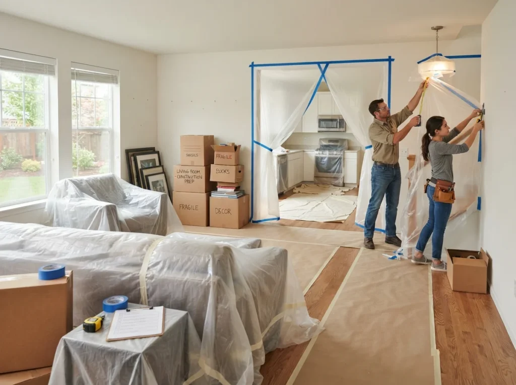 Prepare  Your Home  for Construction Activity