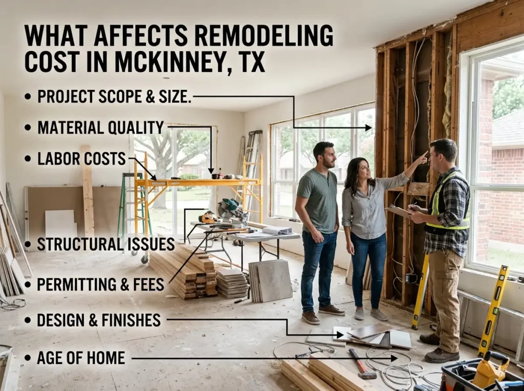 What Affects Remodeling Cost in McKinney, TX